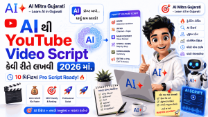 AI થી YouTube Video Script કેવી રીતે લખવી 2026 માં