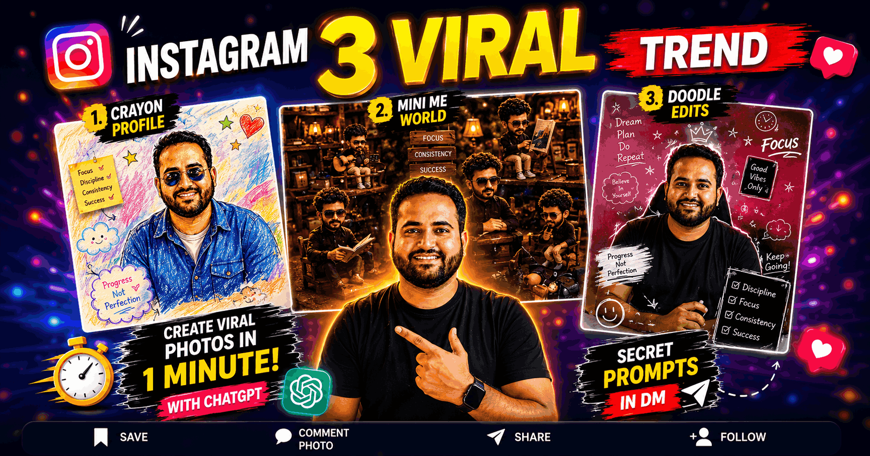 Instagram 3 Viral Trends Images