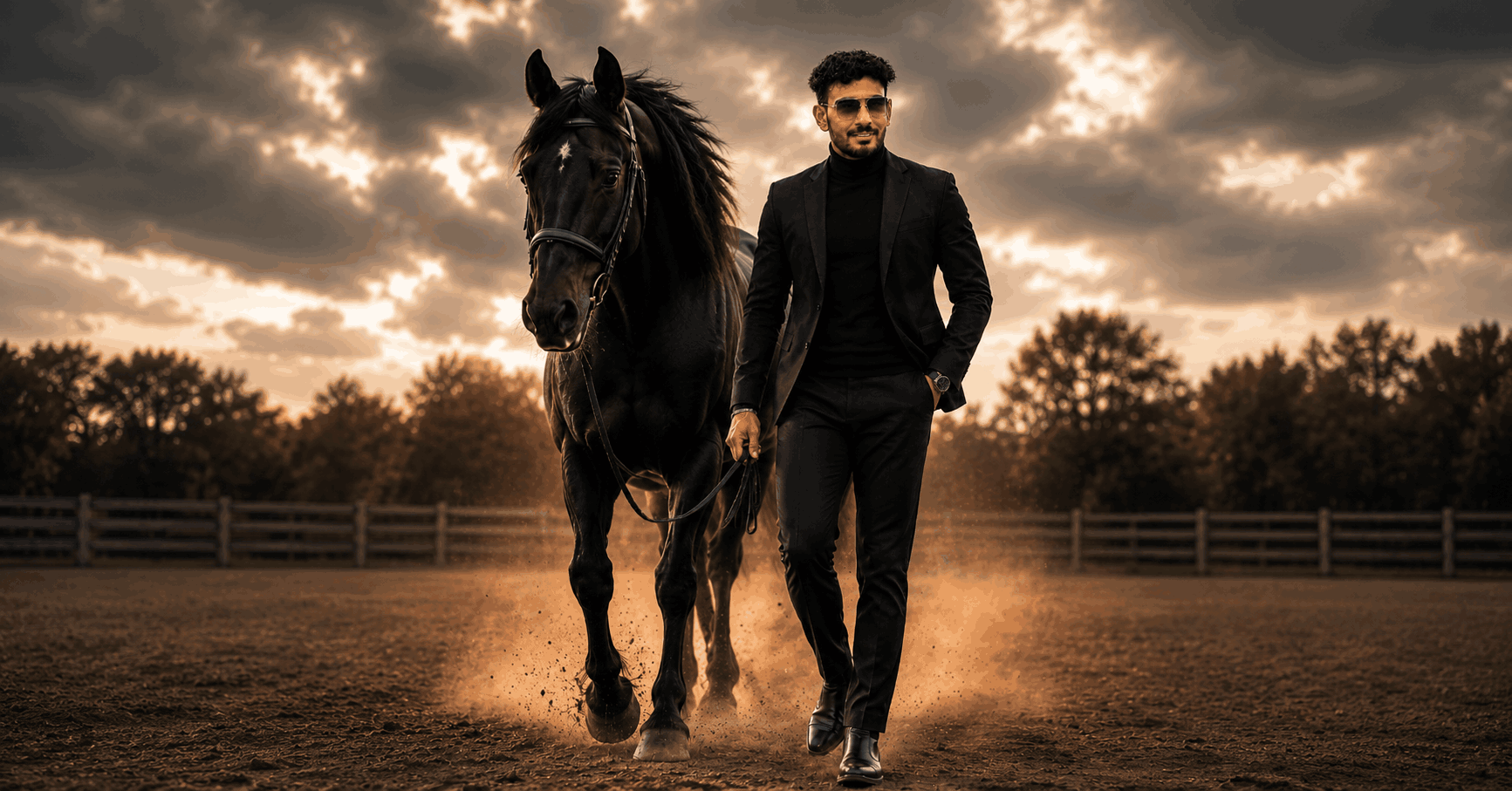 Cinematic Horse Image